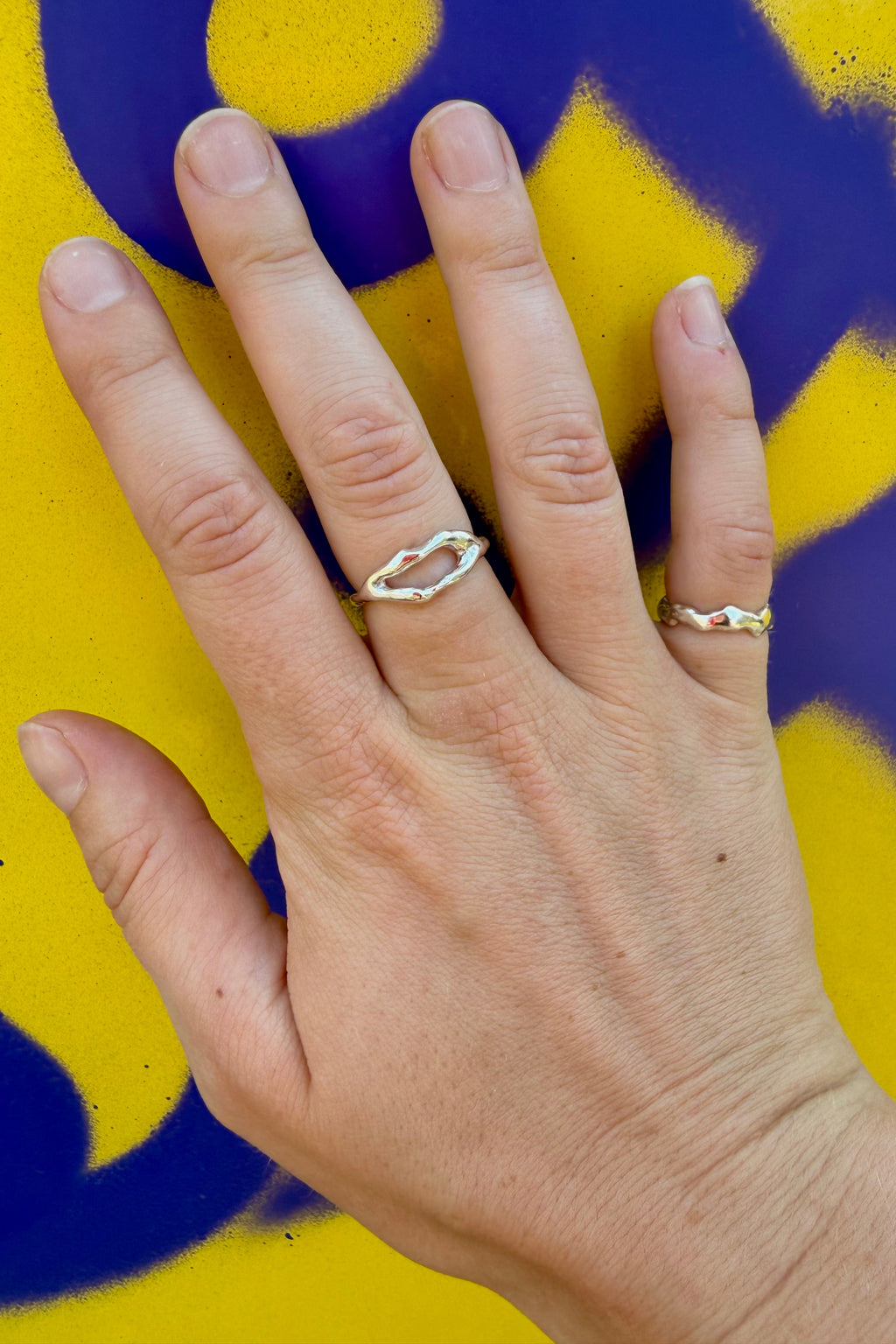 Bague Halo en argent sterling