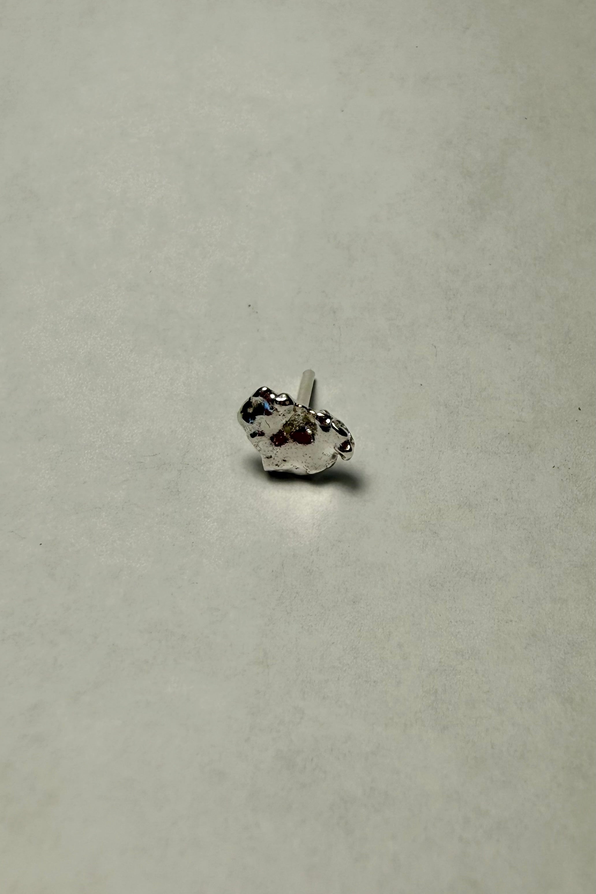 Boucles d'oreilles Blob en argent sterling