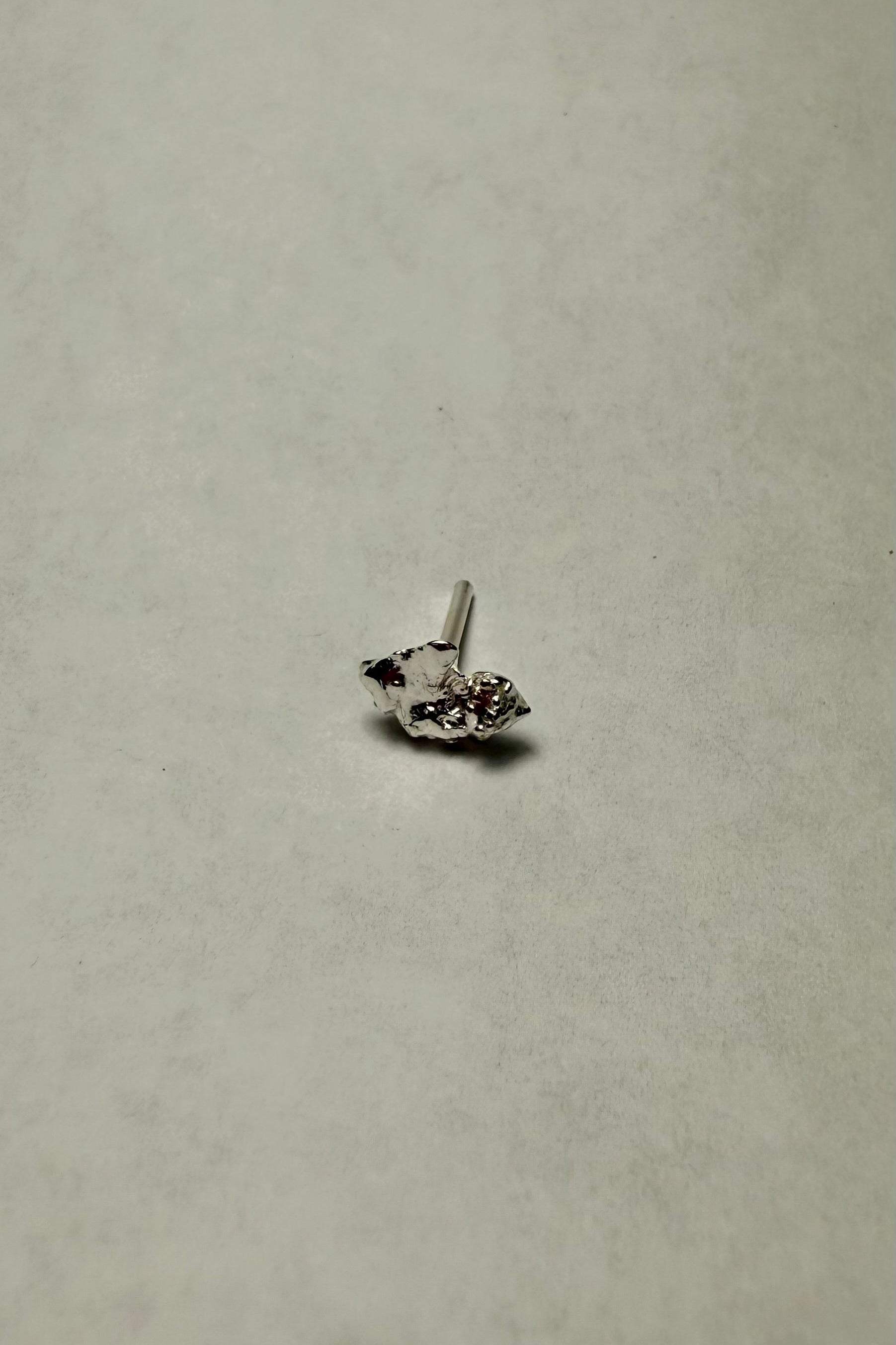 Boucles d'oreilles Blob en argent sterling