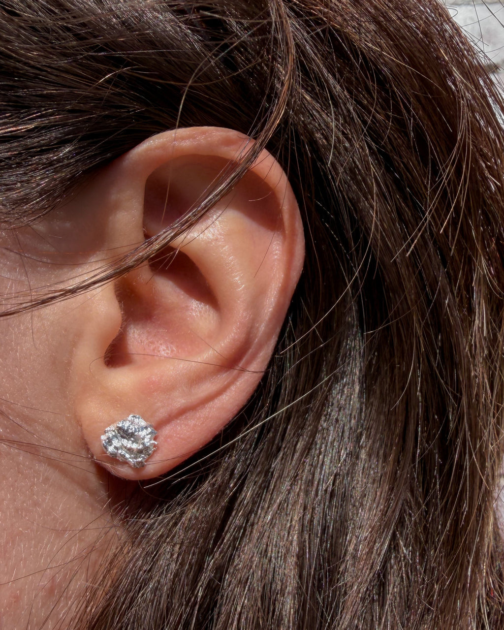 Boucles d'oreilles Blob en argent sterling