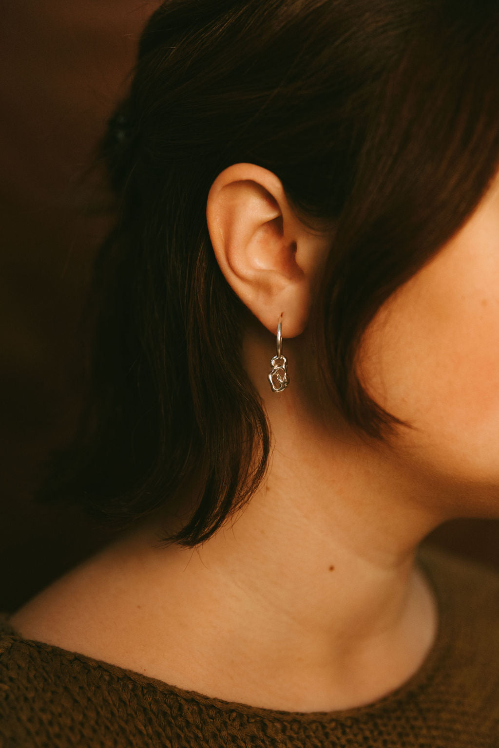 Boucles d'oreilles Corail