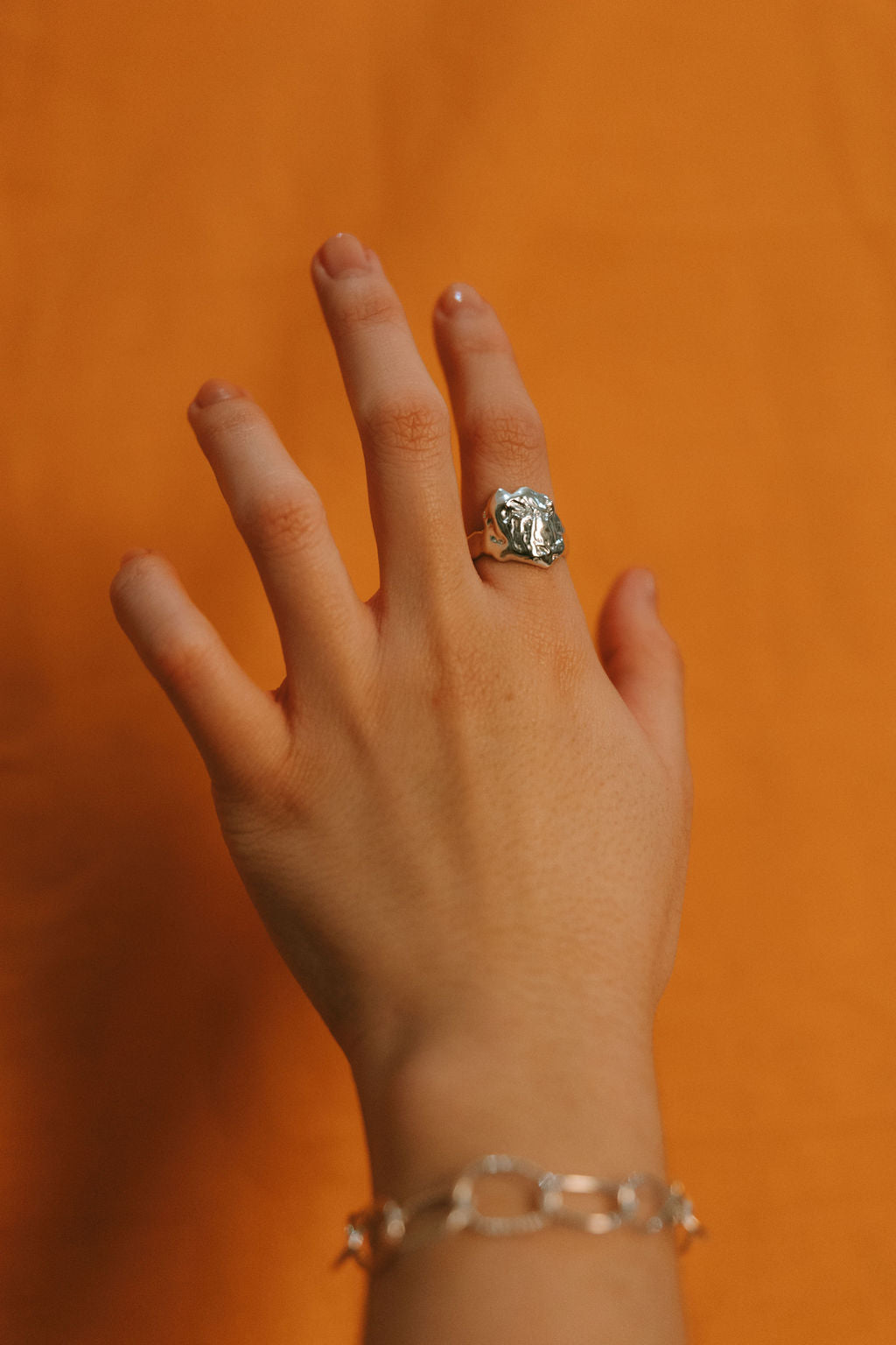 Bague Empreinte en argent sterling