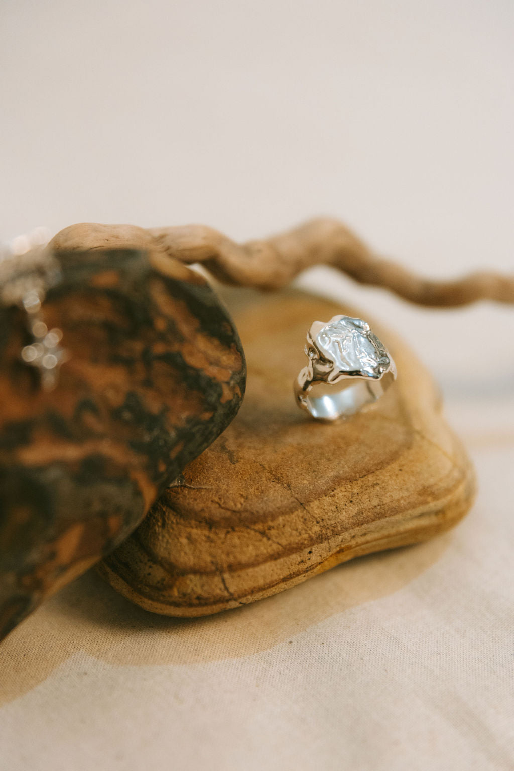 Bague Empreinte en argent sterling