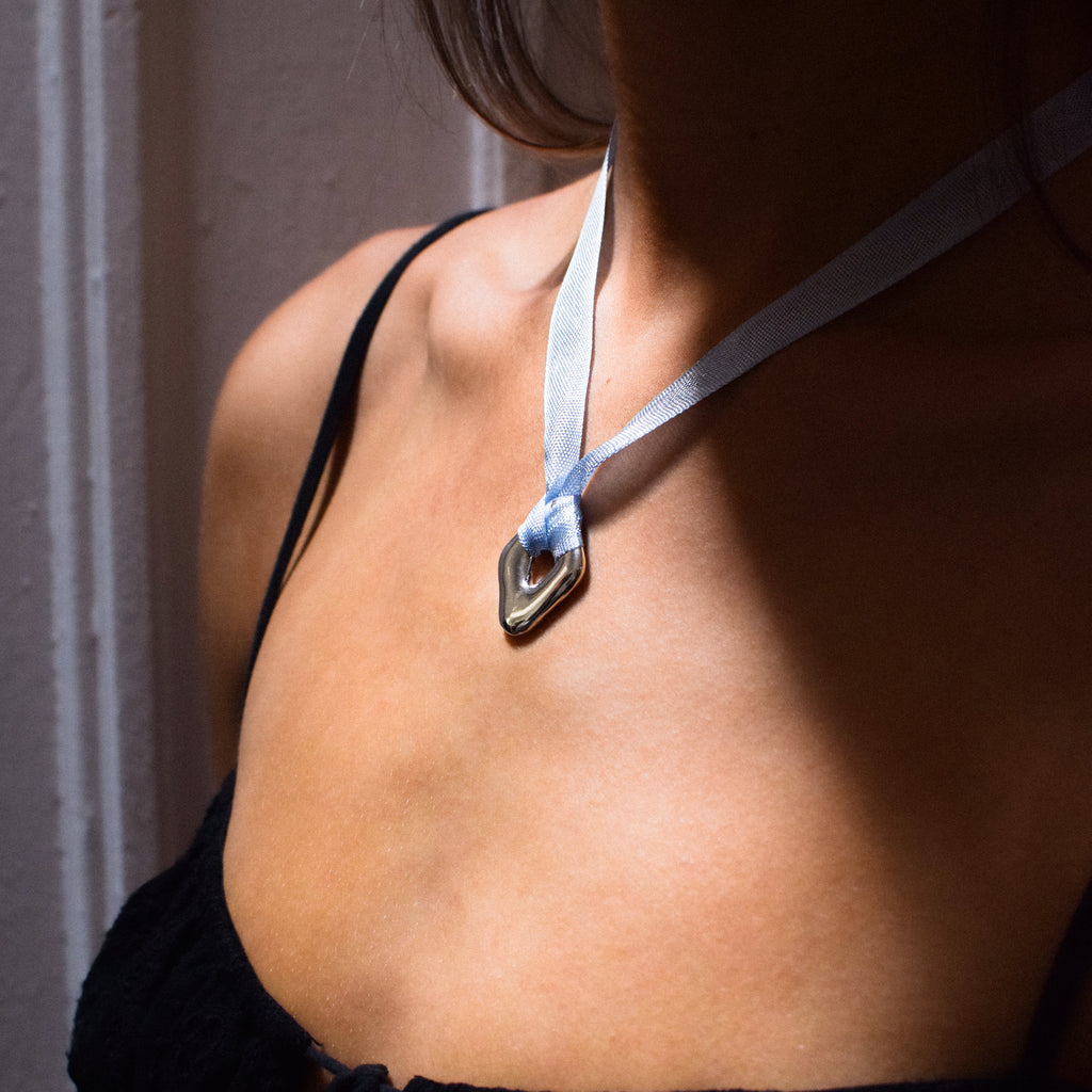 Collier Fluide en argent sterling