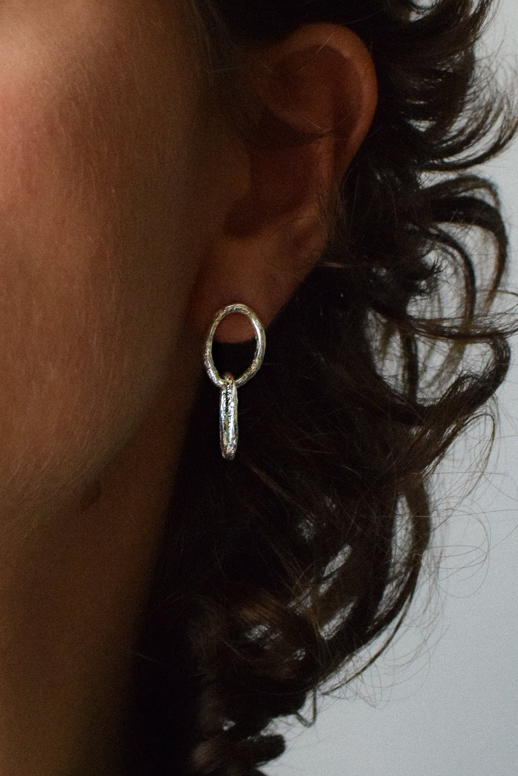 Boucles d'oreilles Mailles en argent sterling