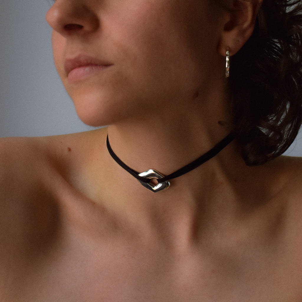Collier Fluide en argent sterling