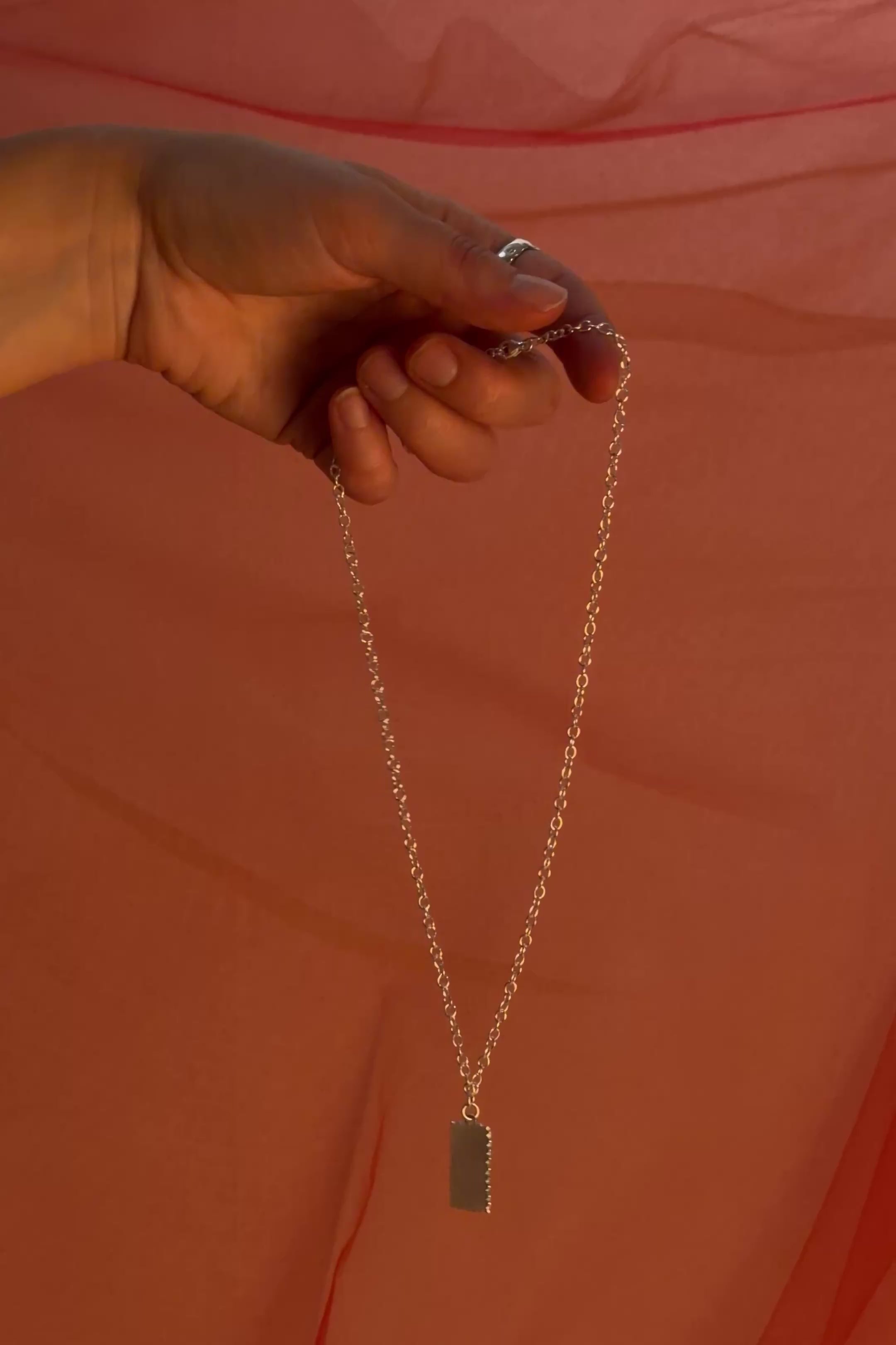 Collier Fleur en argent sterling